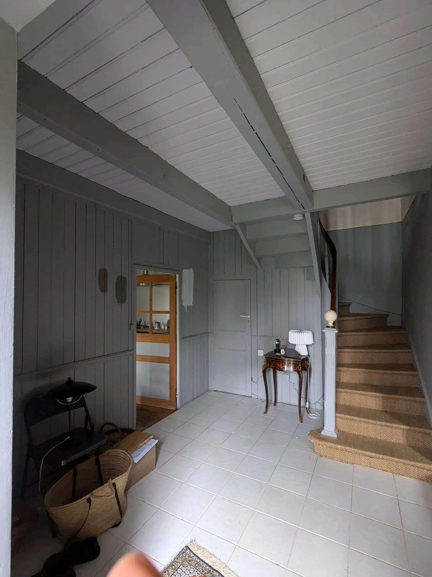Coatreven — Plancher & poutres — avant