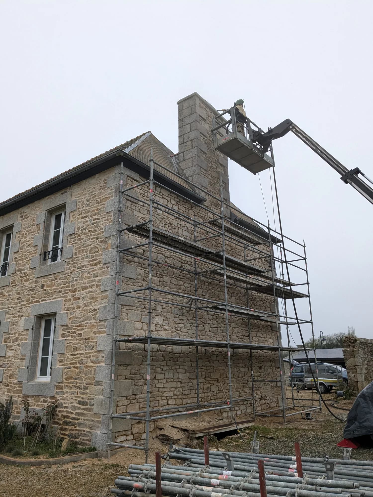 Détails de chantiers en pierre
