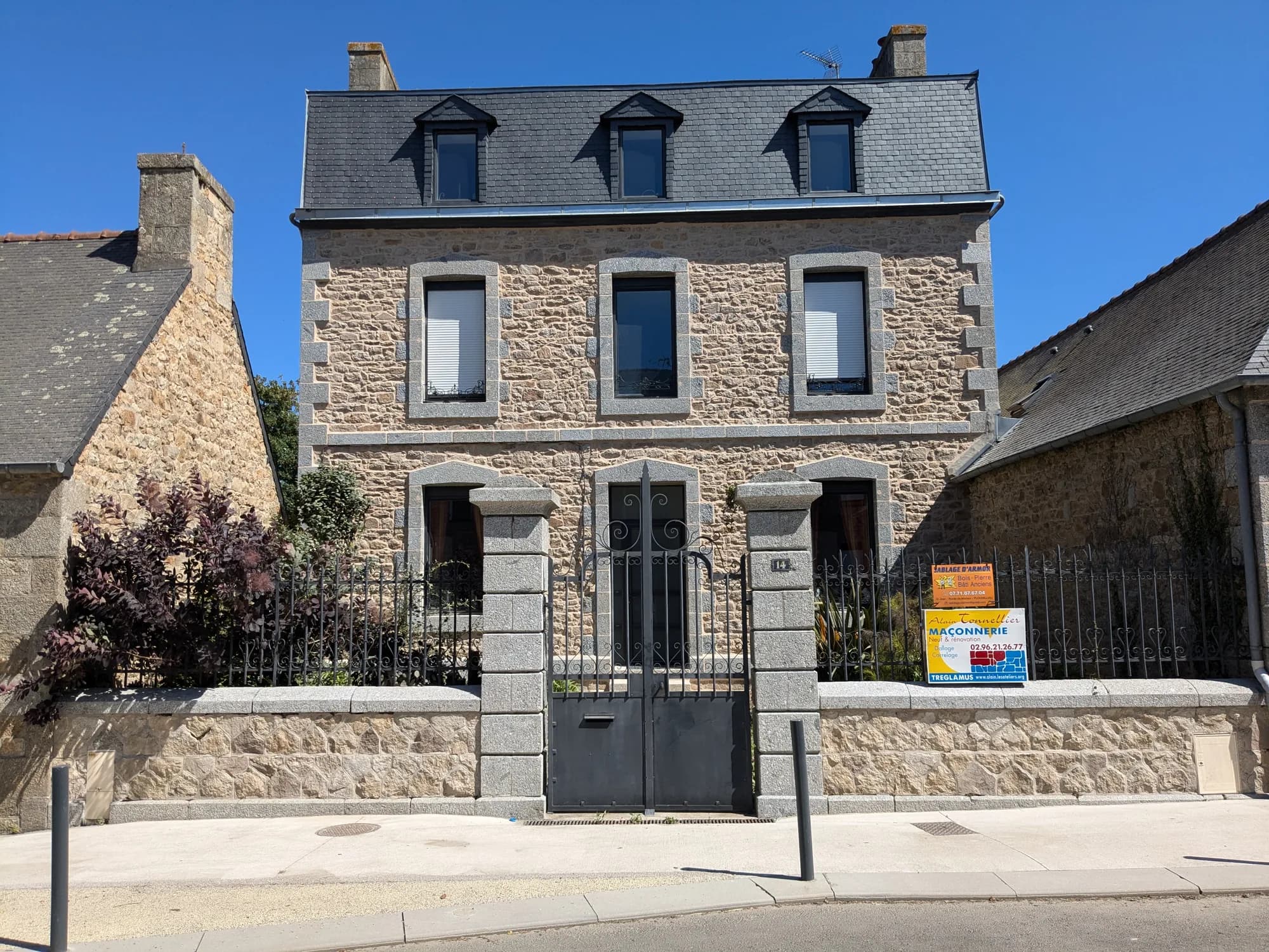 Bégard — Sablage — après